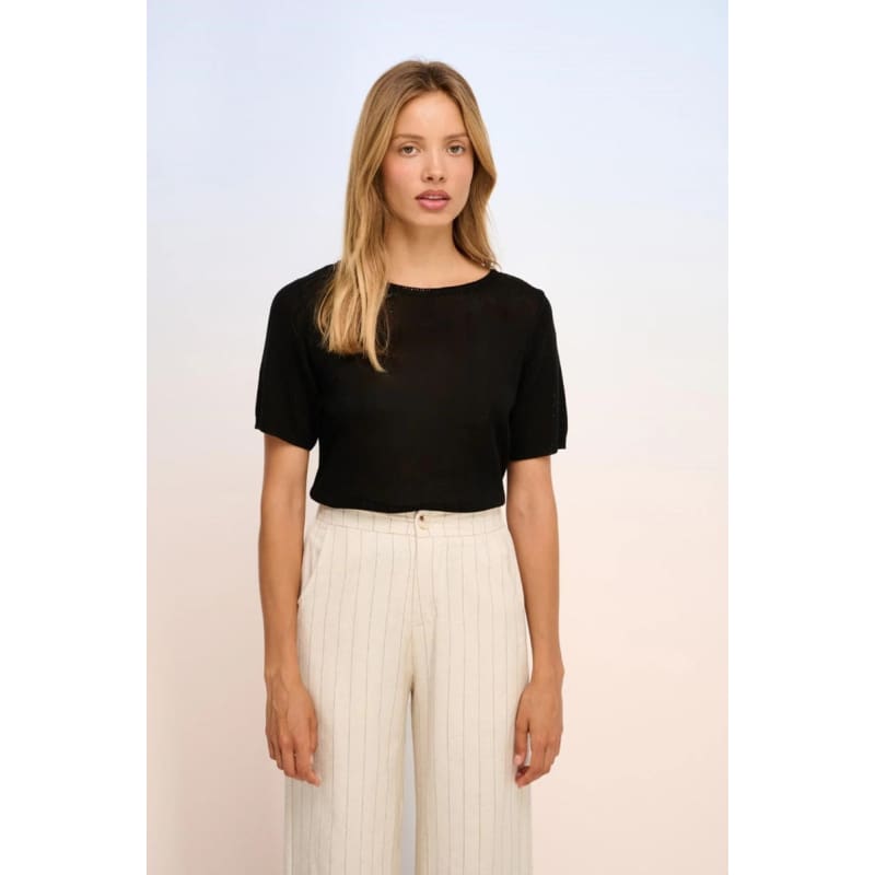Summer Tee | Black - Tops