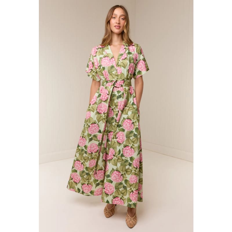 Sylvie Dress | Pink Jardin - Dress