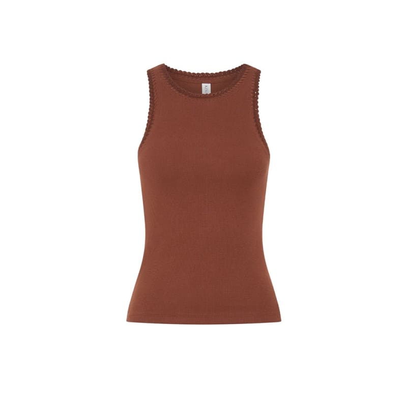 Tallulah Tank Top | Chocolate - Tops
