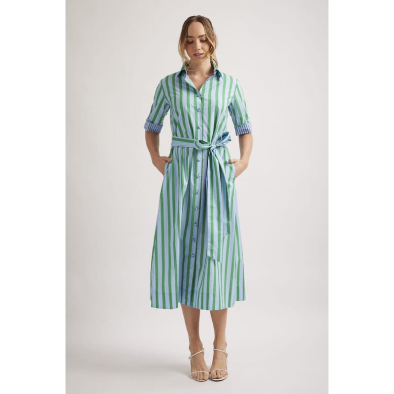 Tartufo Dress Parasol | Blue Stripe - Dress