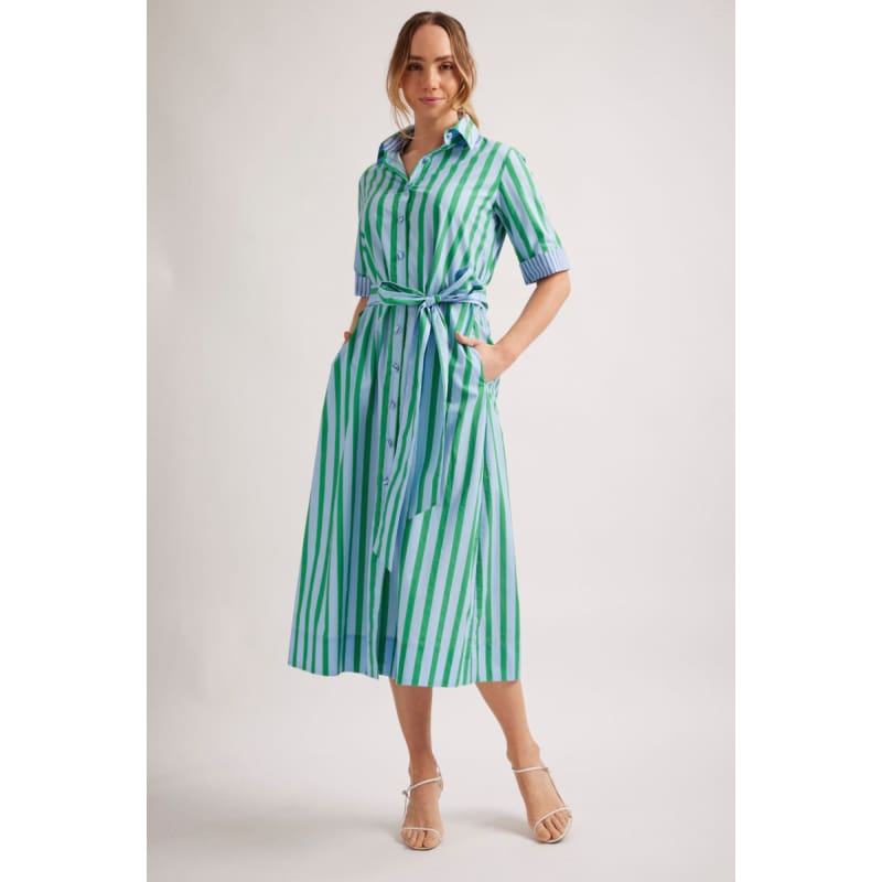 Tartufo Dress Parasol | Blue Stripe - Dress