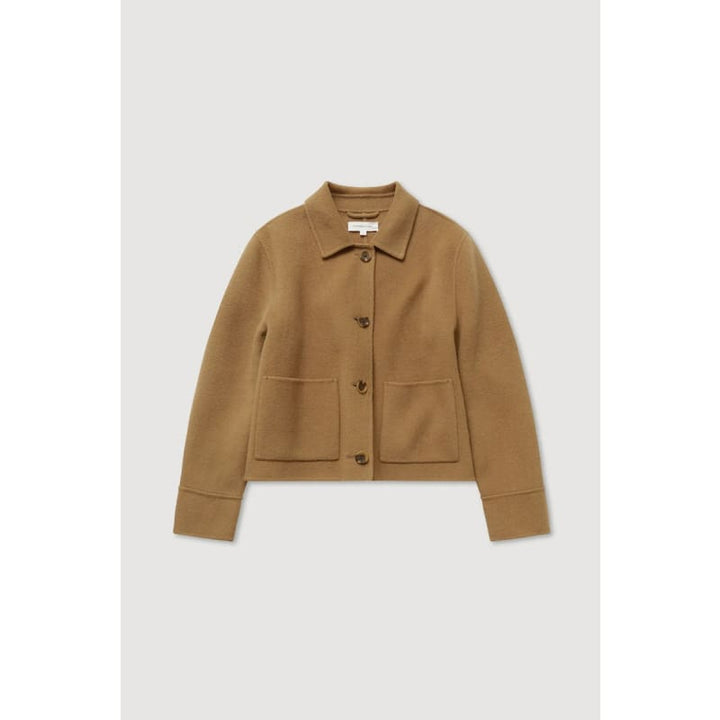 Tasmin Wool Jacket | Carmel - Jackets