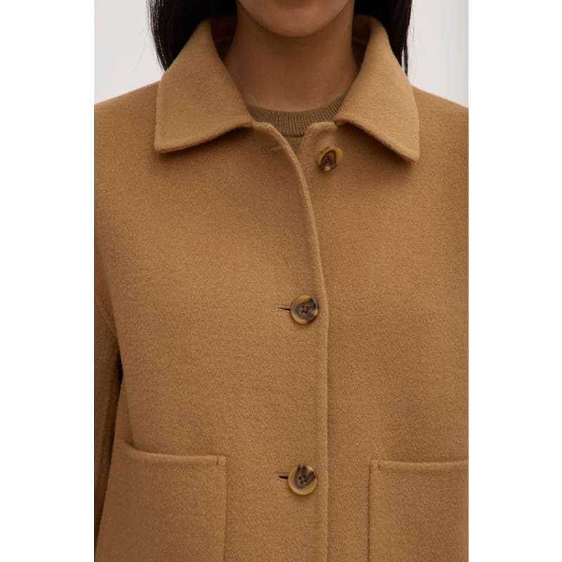 Tasmin Wool Jacket | Carmel - Jackets