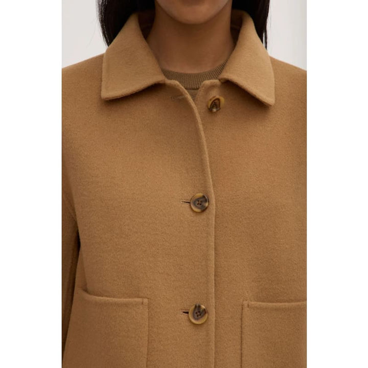 Tasmin Wool Jacket | Carmel - Jackets