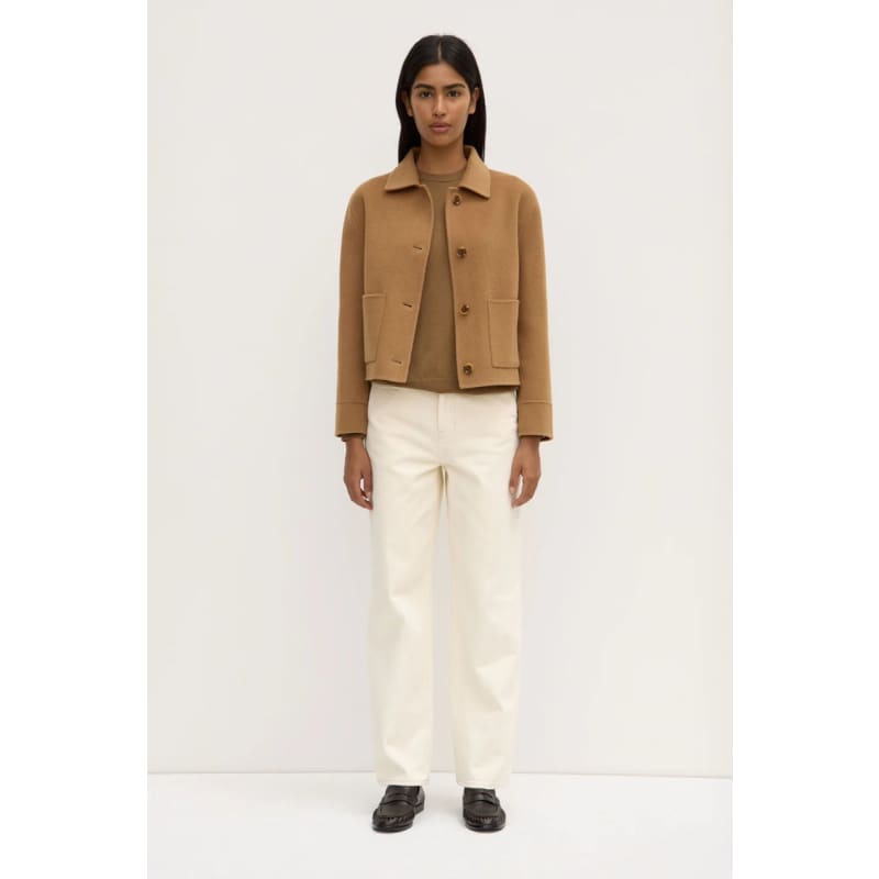 Tasmin Wool Jacket | Carmel - Jackets
