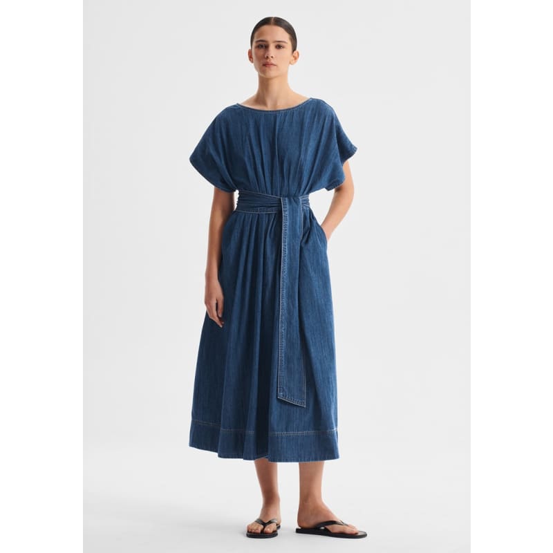 Tatum Denim Dress | Blue - Dress
