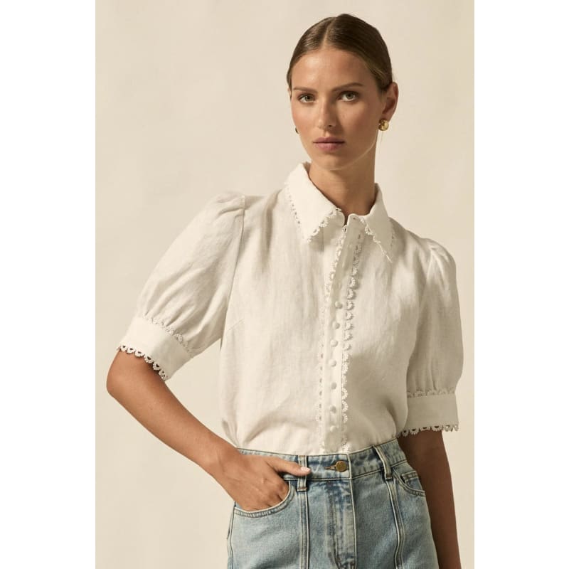 Tether Top | Porcelain - Tops