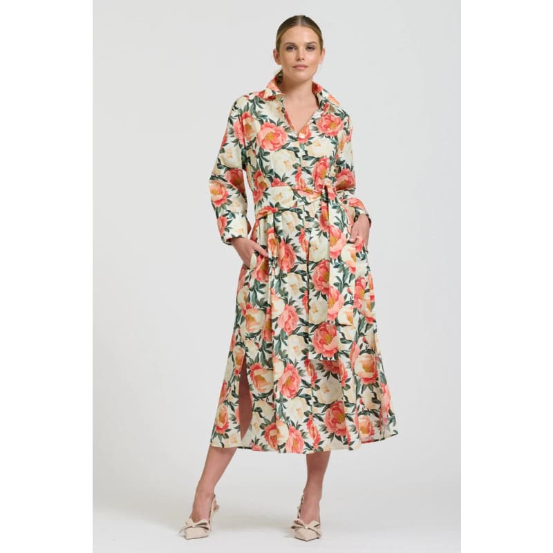 The Amelie Shirt Dress | Peony - Dress