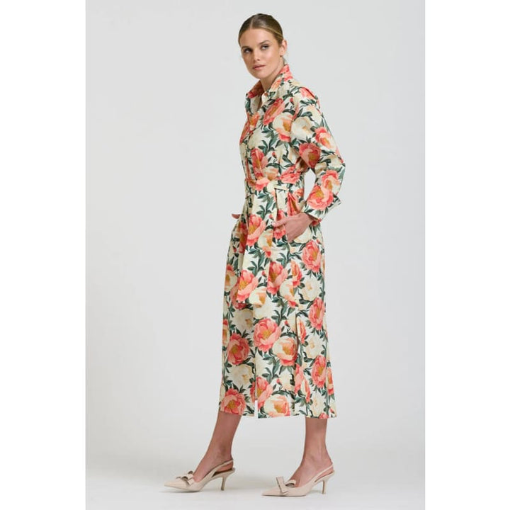 The Amelie Shirt Dress | Peony - Dress
