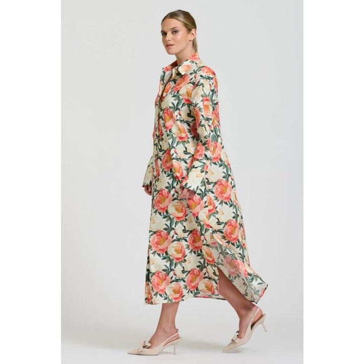 The Amelie Shirt Dress | Peony - Dress