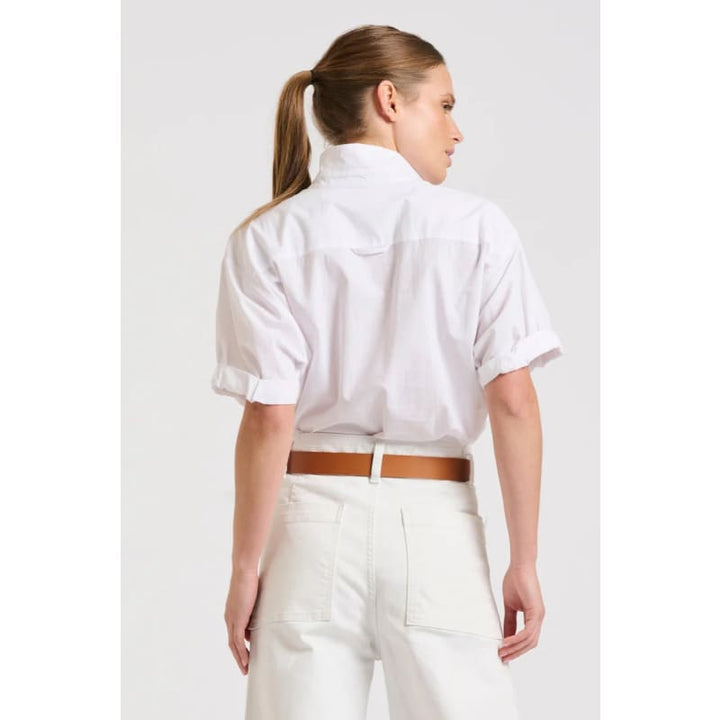 The Annie Relaxed Shirt | White - Tops