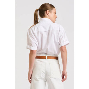 The Annie Relaxed Shirt | White - Tops