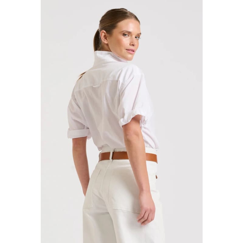 The Annie Relaxed Shirt | White - Tops