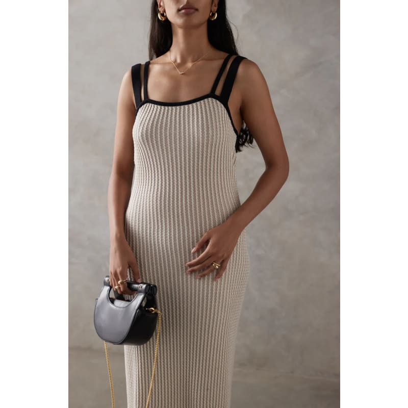 The Bria Knit Dress | Clay - Dress