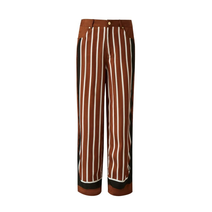 The Brixlynn Pants | Cherrywood Stripe Bottoms