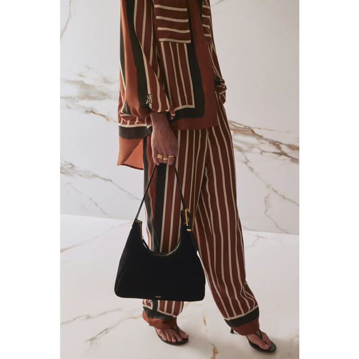 The Brixlynn Pants | Cherrywood Stripe Bottoms