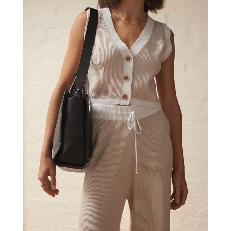 The Catalina Knit Vest - Tops