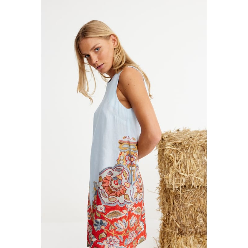 The Dandy Brush Mini Shift Dress Dress