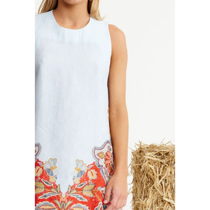 The Dandy Brush Mini Shift Dress Dress