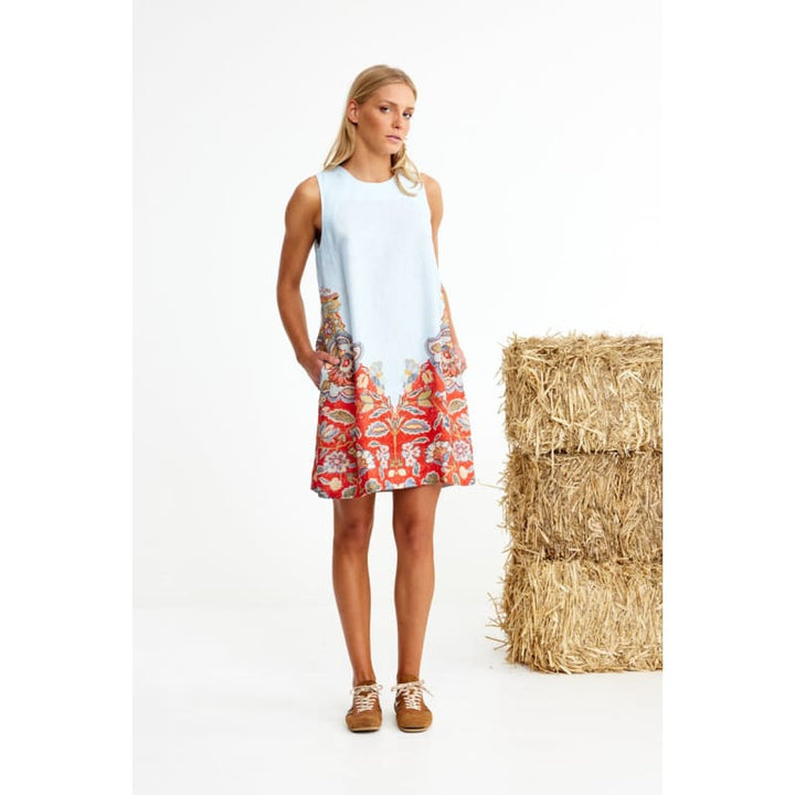 The Dandy Brush Mini Shift Dress Dress