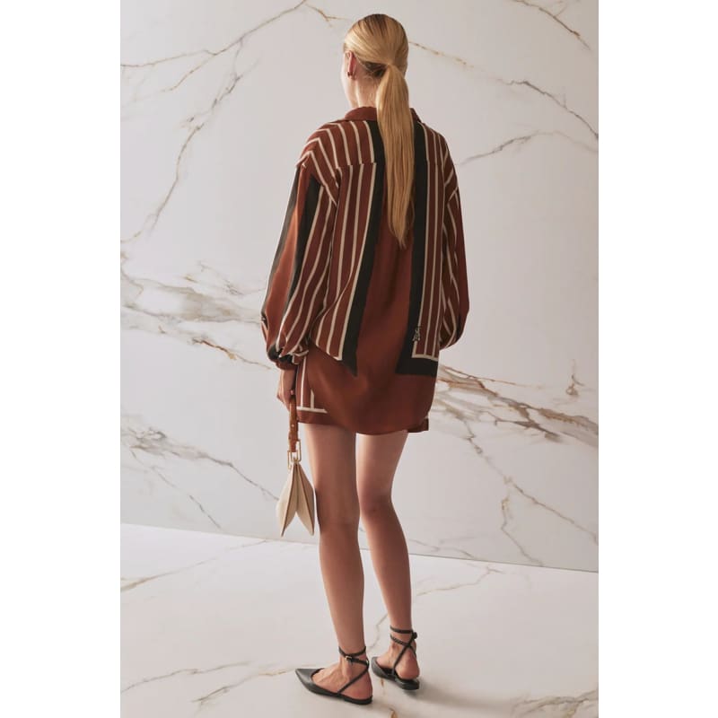 The Faye Shirt | Cherrywood Stripe Tops