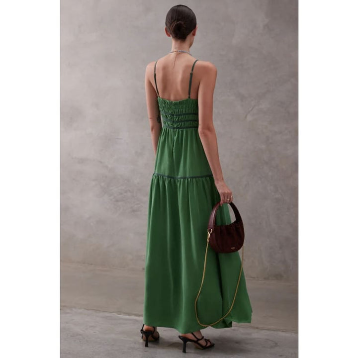 The Jami Dress | Bottle Green - Dress