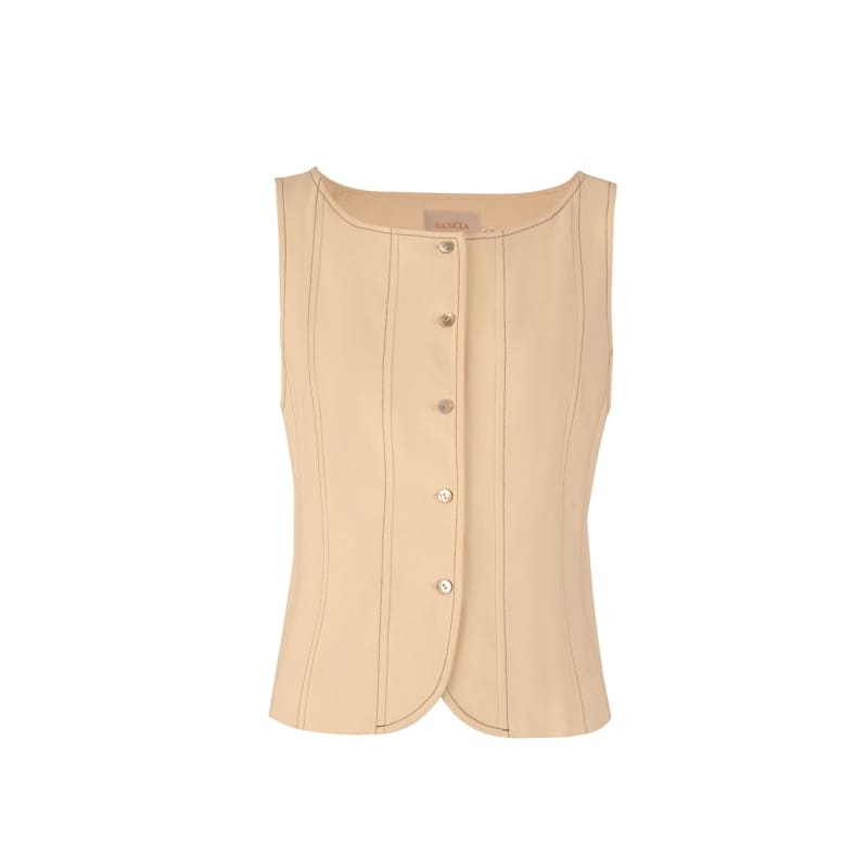 The Klara Vest | Moonstone Tops