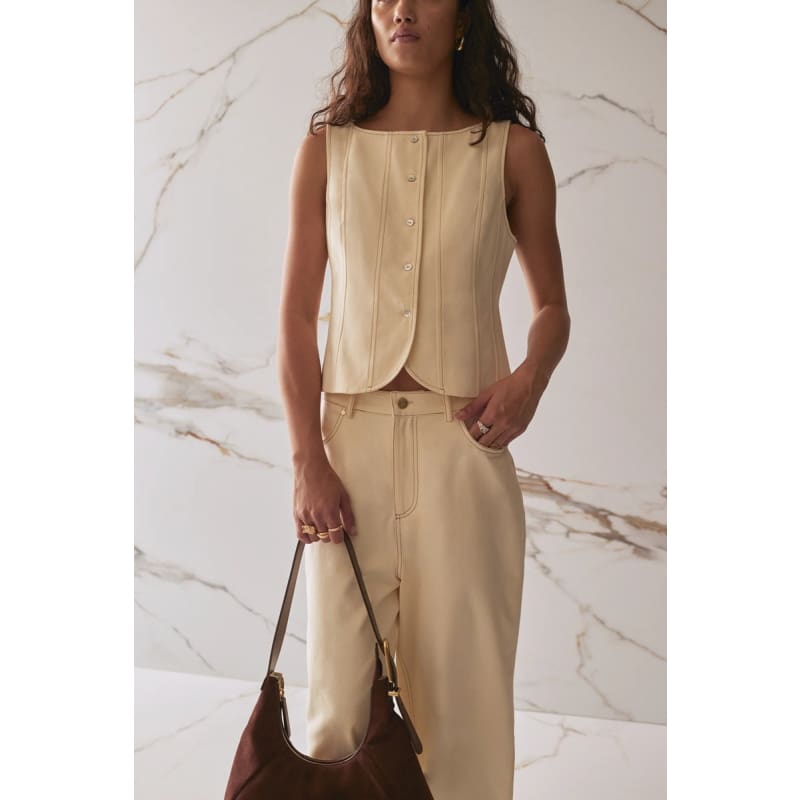 The Klara Vest | Moonstone Tops