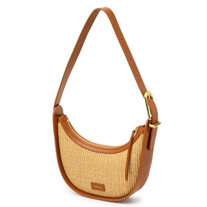 The Luna | Cognac Raffia - Accessories