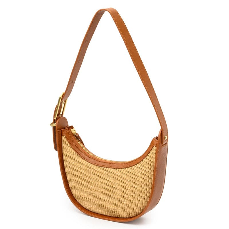 The Luna | Cognac Raffia - Accessories