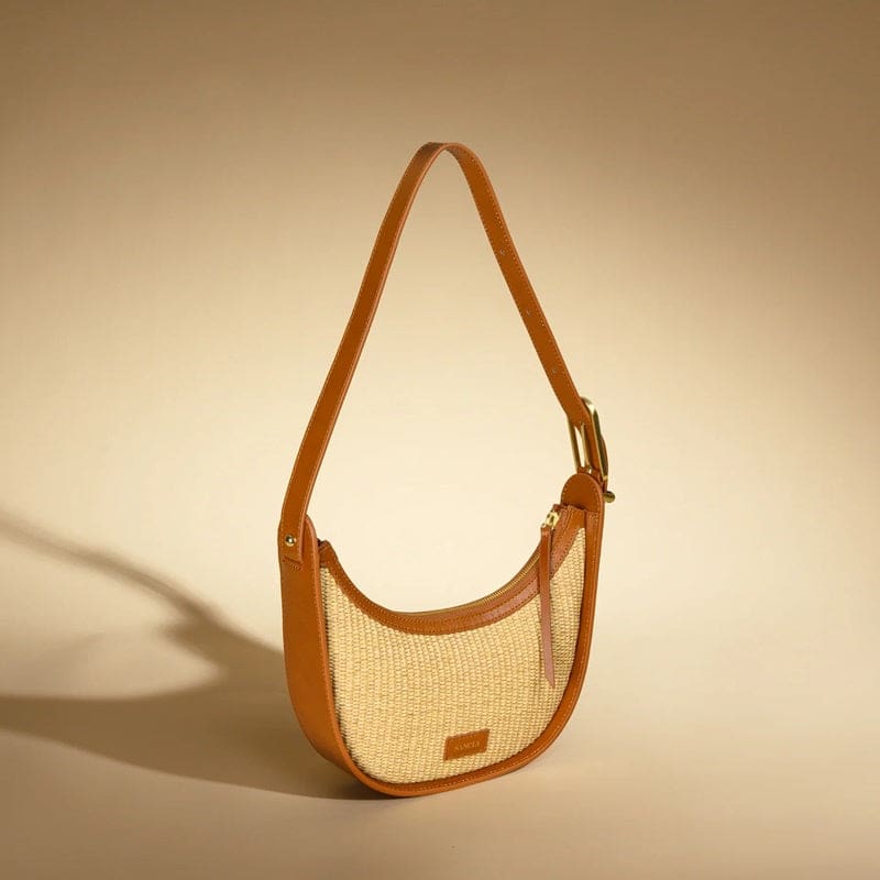 The Luna | Cognac Raffia - Accessories