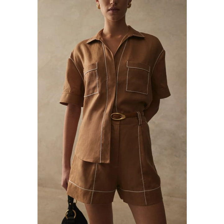 The Lydian Shirt | Honey - Tops