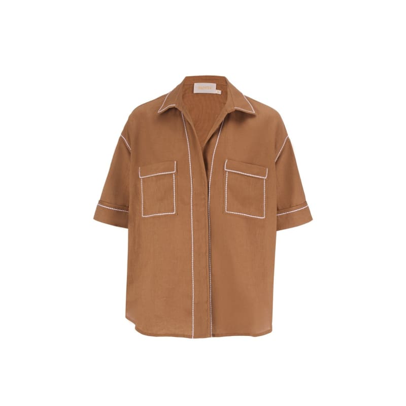 The Lydian Shirt | Honey - Tops
