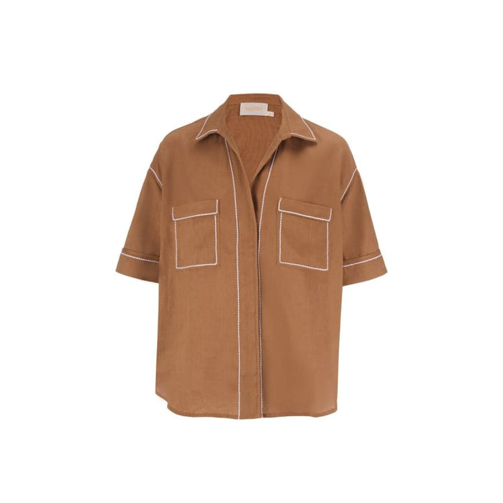 The Lydian Shirt | Honey - Tops