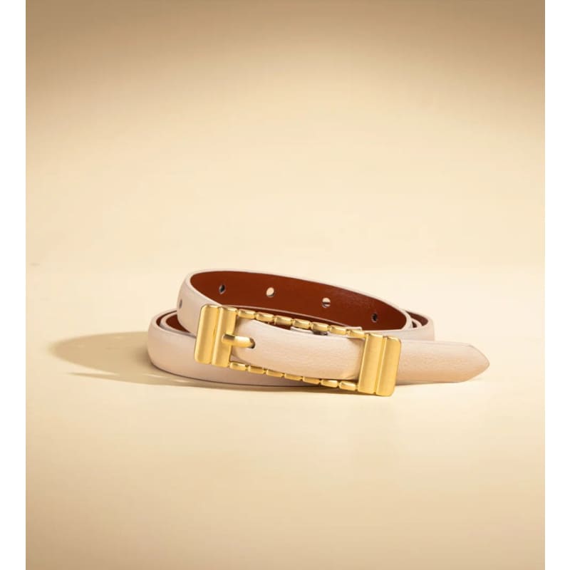 The Marzi Belt | Ecru - Accessories