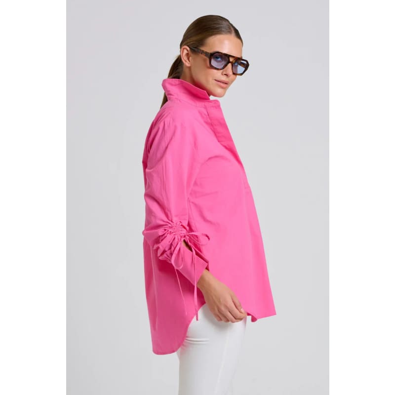The Millie Shirt | Hot Pink - Tops