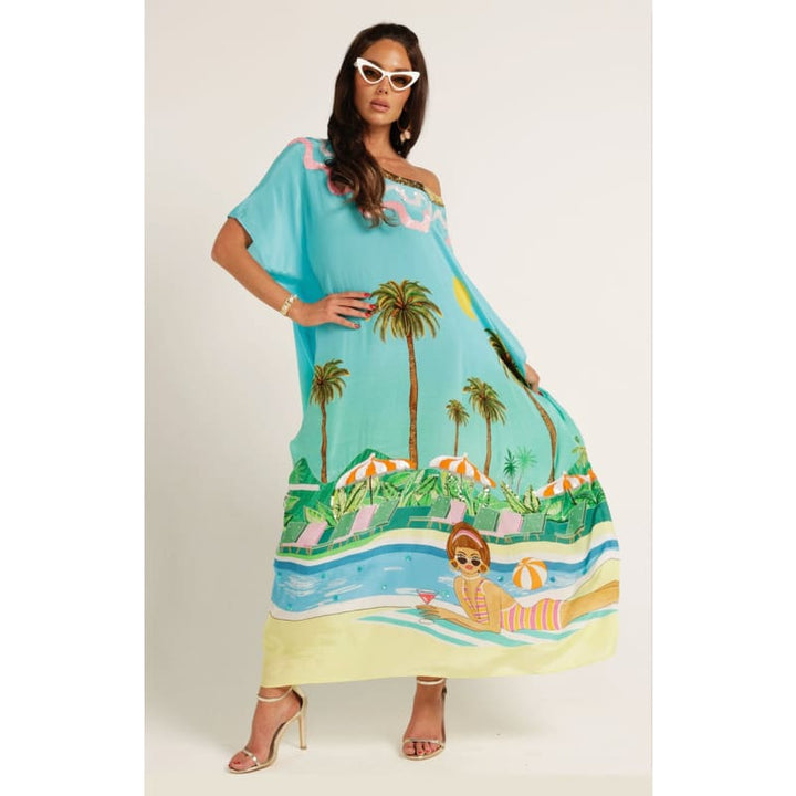 The Palm Royale Kaftan | Long - OSFM - Dress