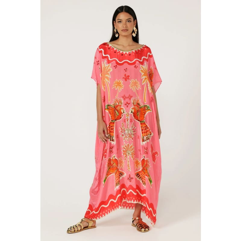 The Parrot Garden Kaftan - OSFA - Dress
