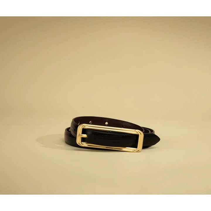 The Picarra Belt | Black Lizard - Accessories