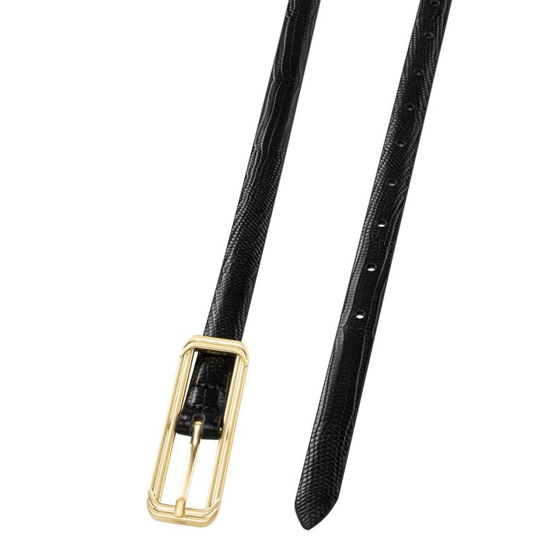 The Picarra Belt | Black Lizard - Accessories