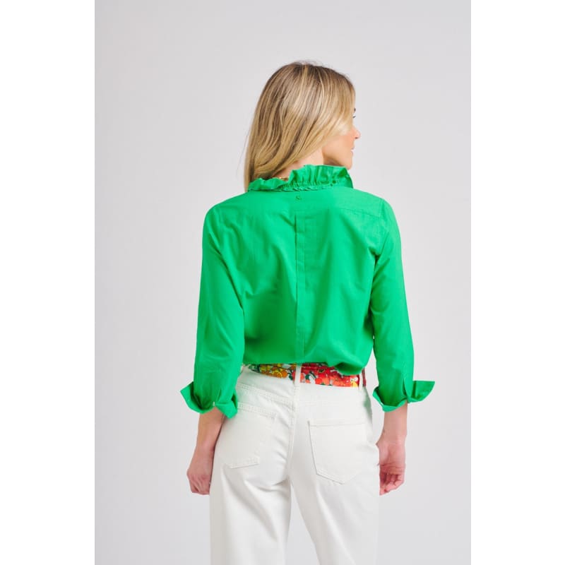 The Piper Classic Shirt | Green - Tops