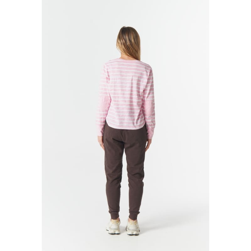 The Show Stopper Stripe Tee C13016 | White & Pink A Boo - Tops