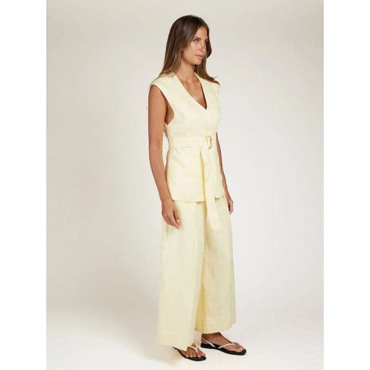 The Vest | Lemon - Tops