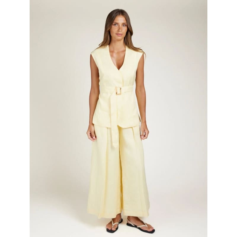 The Vest | Lemon - Tops
