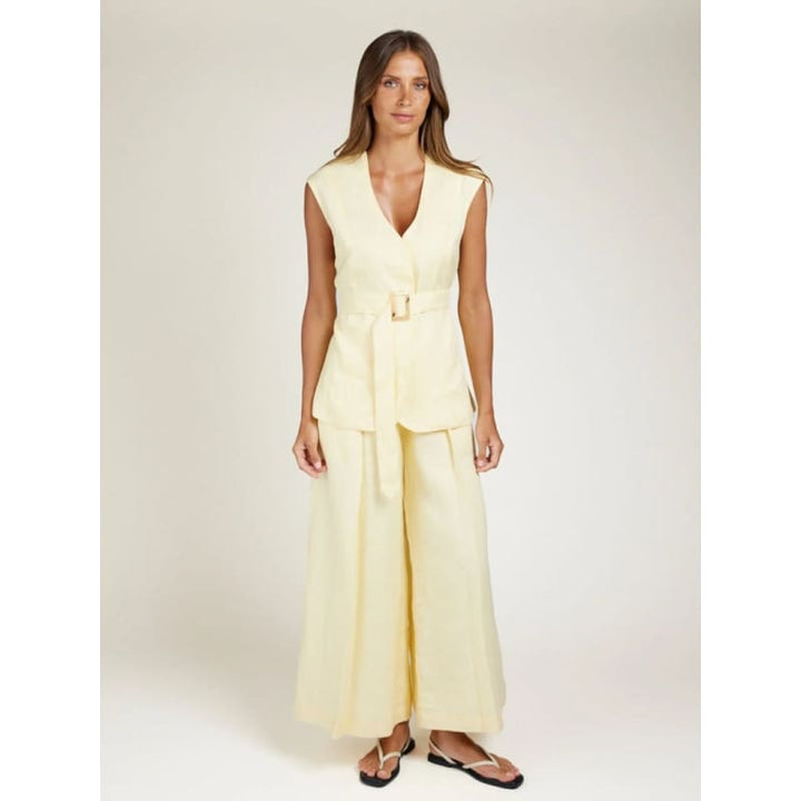 The Vest | Lemon - Tops