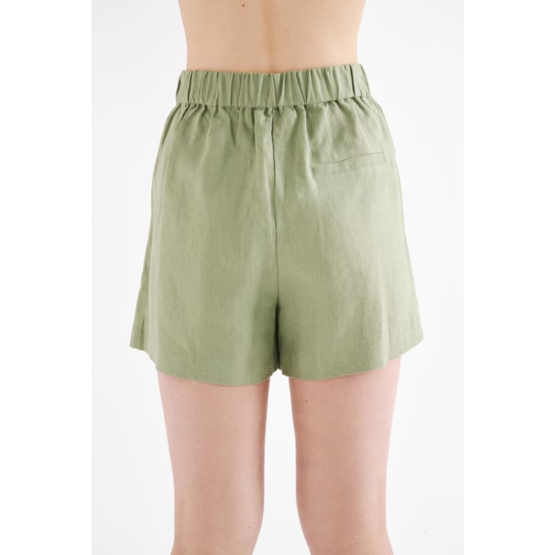 Thilda Tailored Short | Sage - Bottoms