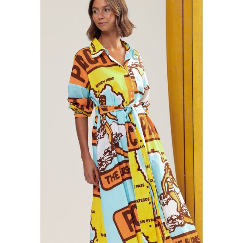 Three Blue Ducks Midi Dress - Dress