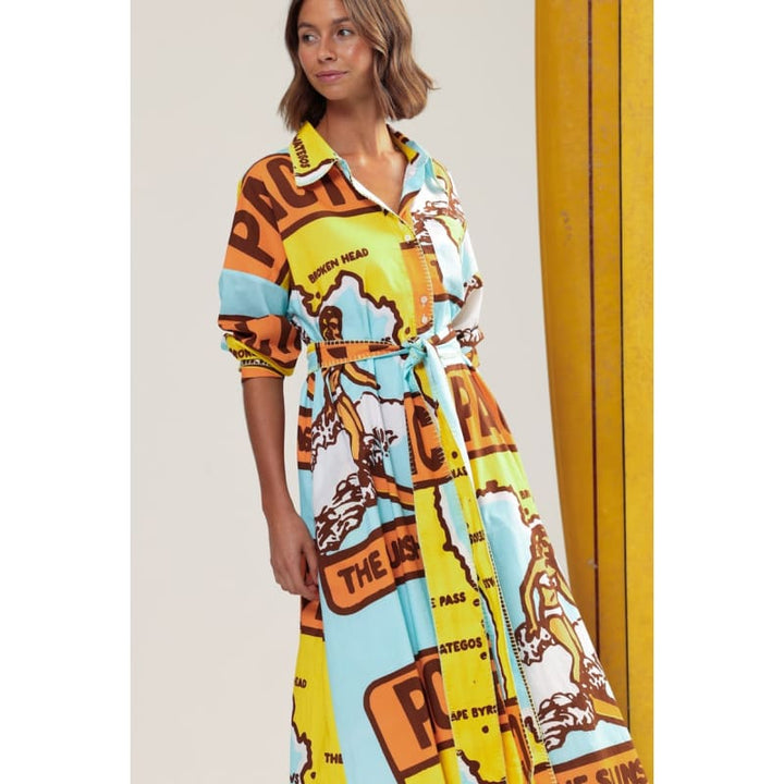 Three Blue Ducks Midi Dress - Dress