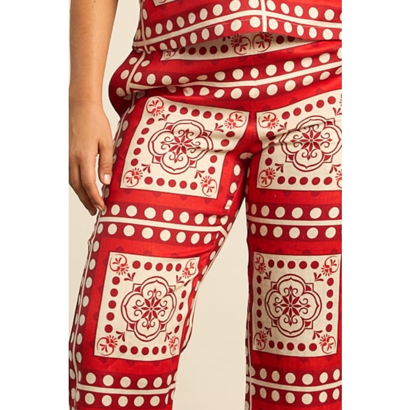 Tide Pant | Poppy Scarf - Bottoms