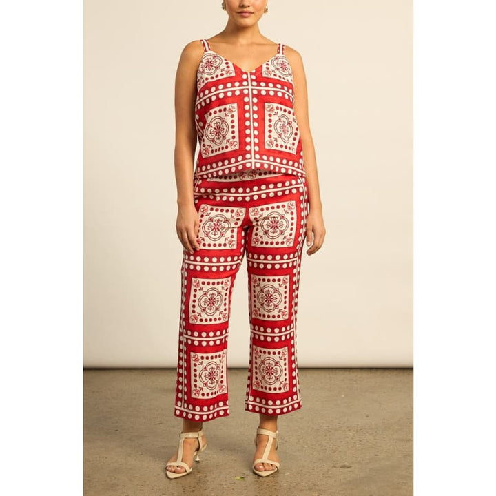 Tide Pant | Poppy Scarf - Bottoms